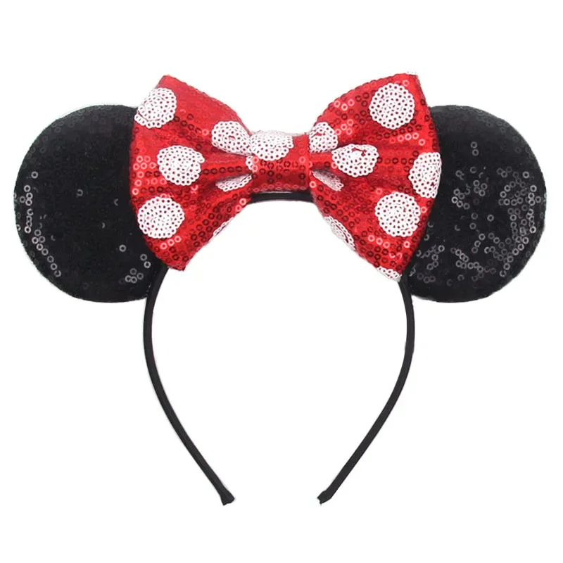Ribbon Bow Gift - Disney Mickey Mouse Minnie Maus Pailletten