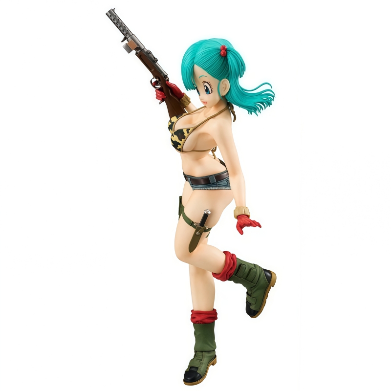 Ornament Ball Set - Niedliche Dragon Ball Z Bulma-Figur, Cartoon-Anime-Modellpuppe,