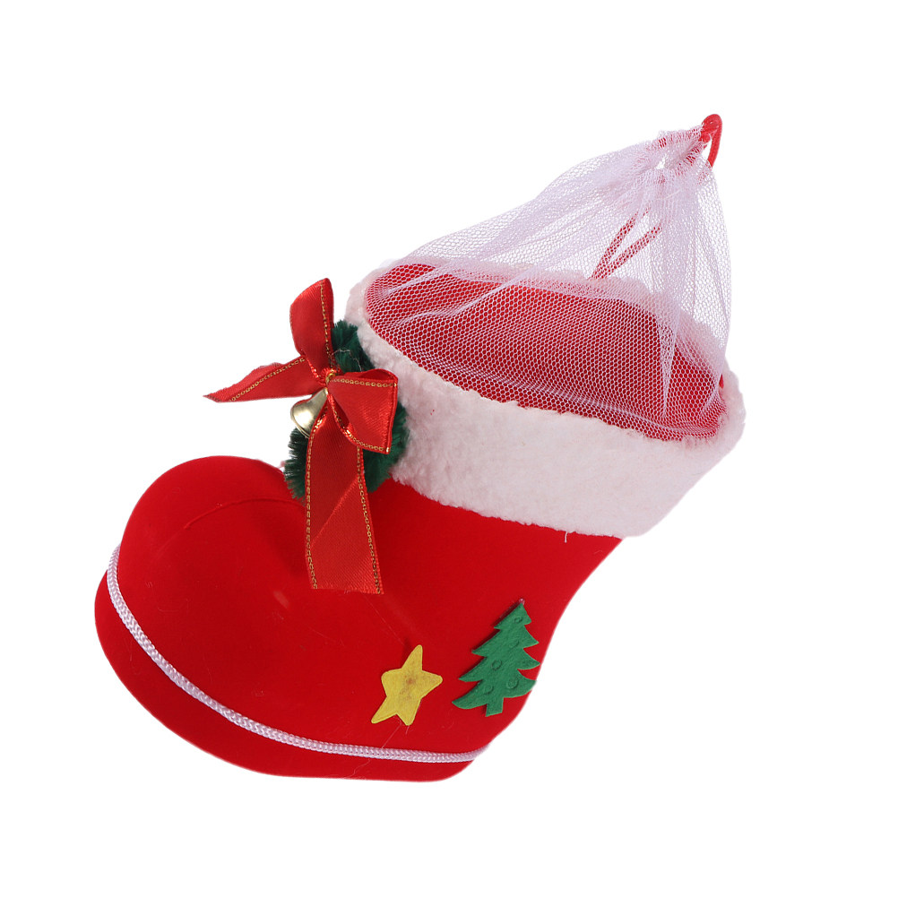 Christmas Stocking Hanging - 2 Stück Weihnachtsstrumpf-Geschenktasche, festliche Hängesocke, verschleißfest,