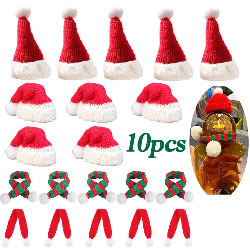 1-10 stücke Weihnachts puppe M – Santa Hat Plush Bewertung und Preis