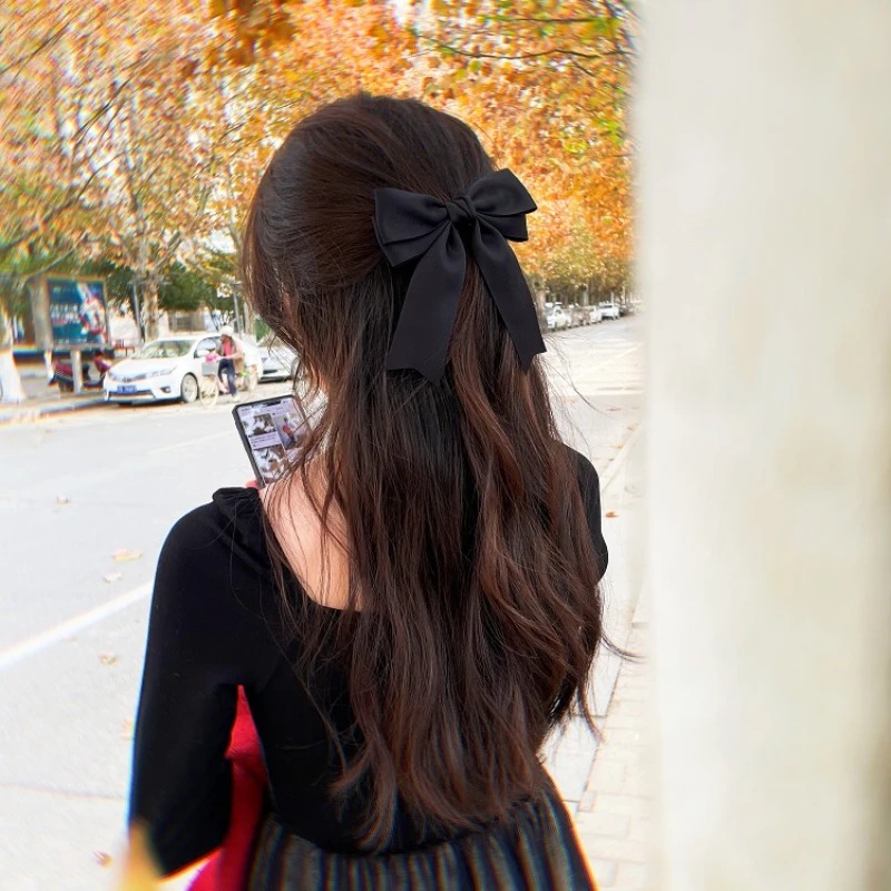 Elegante, einfarbige, schwarz- – Ribbon Bow Gift Bewertung und Preis
