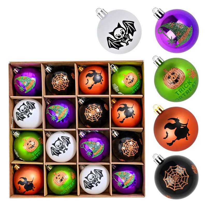 WORTHOWN-6Cm Halloween Hängend – Ornament Ball Set Bewertung und Preis