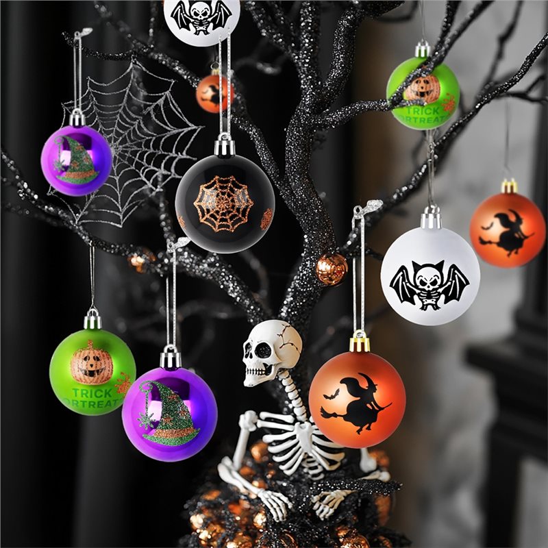 WORTHOWN-6Cm Halloween Hängend – Ornament Ball Set Bewertung und Preis