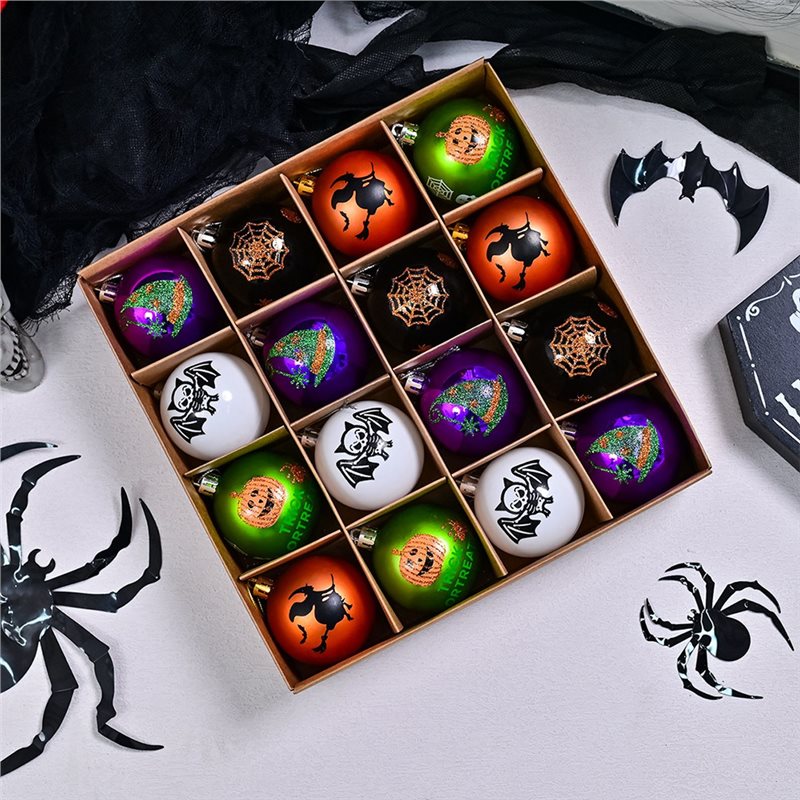 WORTHOWN-6Cm Halloween Hängend – Ornament Ball Set Bewertung und Preis