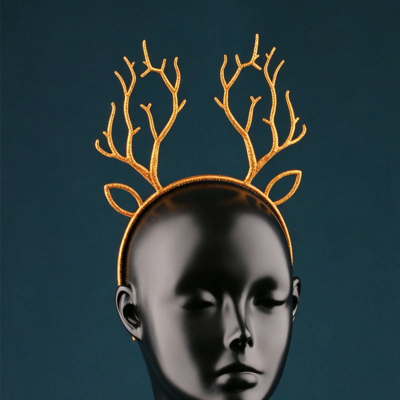 Festliches Weihnachts-Glitzer- – Reindeer Antlers Headband Bewertung und Preis