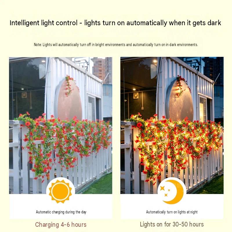 Solar-Rosenranken-Lichterkette – Led Fairy String Lights Bewertung und Preis