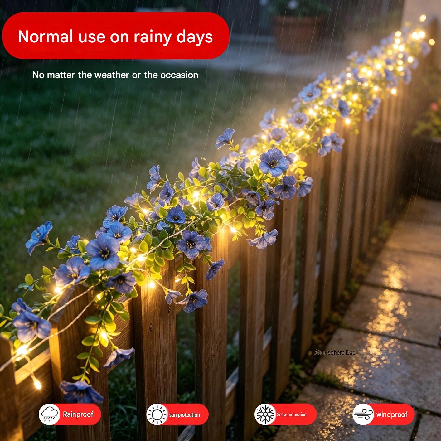 Solar-Rosenranken-Lichterkette – Led Fairy String Lights Bewertung und Preis