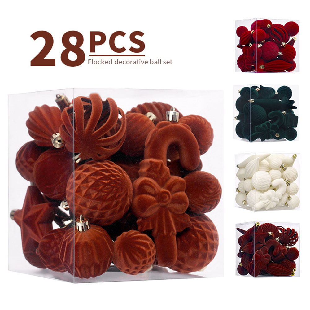    28PCS Weihnachten Kugeln W – Ornament Ball Set Bewertung und Preis