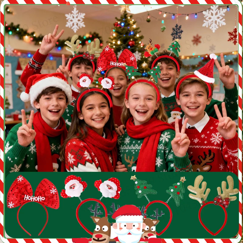 12–120 Stück Weihnachts-Stirnb – Reindeer Antlers Headband Bewertung und Preis