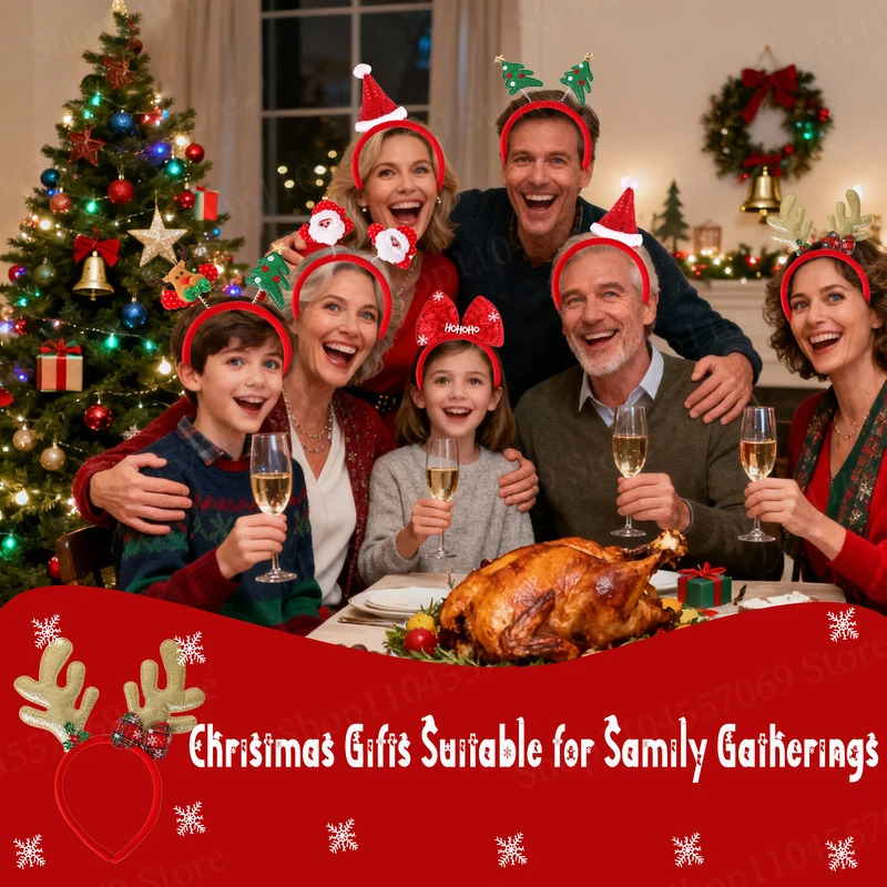 12–120 Stück Weihnachts-Stirnb – Reindeer Antlers Headband Bewertung und Preis