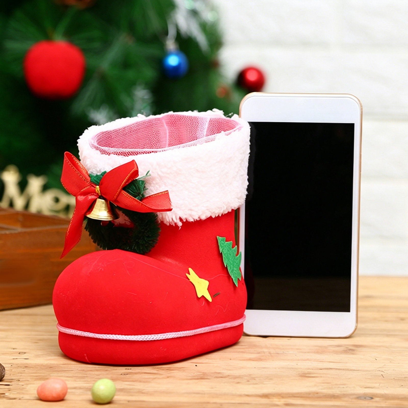 2 Stück Weihnachtsstrumpf-Gesc – Christmas Stocking Hanging Bewertung und Preis