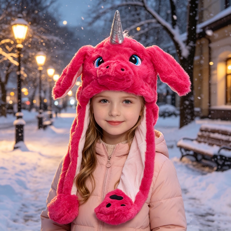 Einhorn-Plüschmütze mit bewegl – Santa Hat Plush Bewertung und Preis