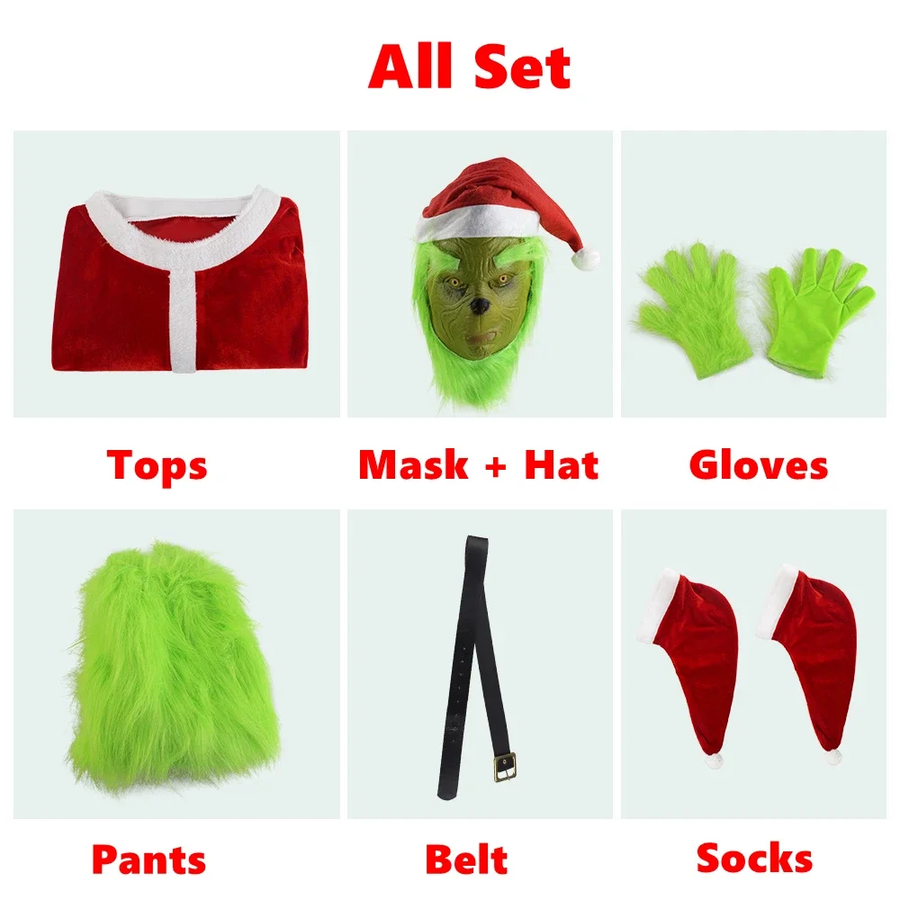 2026 Cosplay-Kostüme Grüner Di – Santa Hat Plush Bewertung und Preis