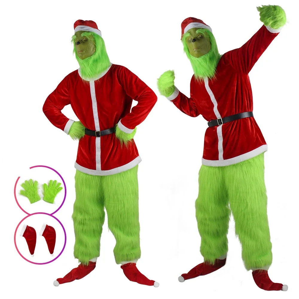 2026 Cosplay-Kostüme Grüner Di – Santa Hat Plush Bewertung und Preis