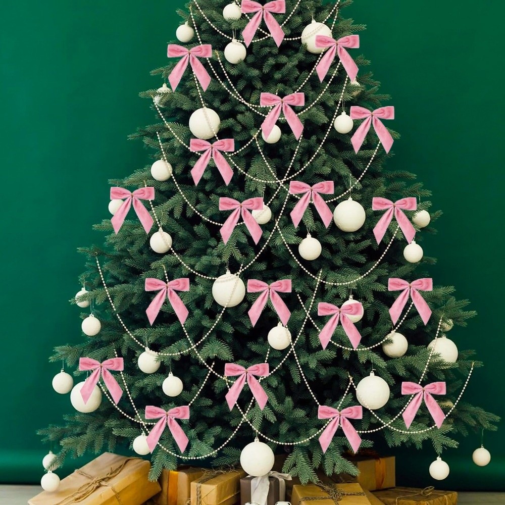 24 Stück Kettenornamente Vinta – Ribbon Bow Gift Bewertung und Preis
